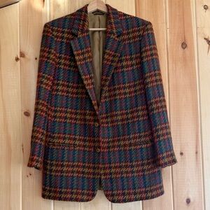 VINTAGE McCulley’s Aspen 100% Wool Plaid Blazer - Made in USA